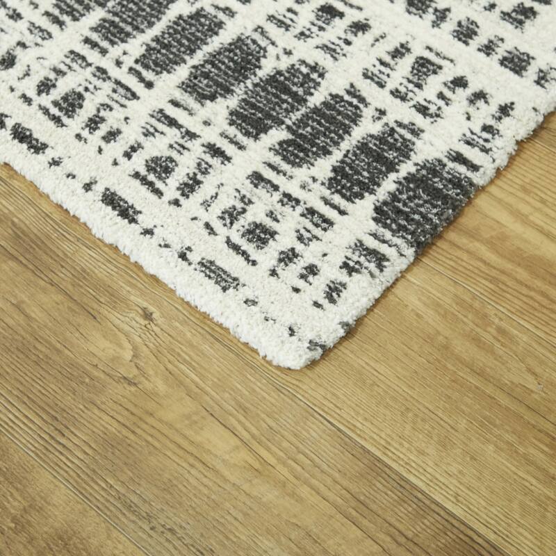 Sylviane Transitional Stripe Area Rug