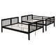 preview thumbnail 20 of 42, Full over Full Solid Wood Loft-Style Bunk Bed with Ladder, Convertible into Two Beds, Solid Wood Frame for Kids' Bedrooms