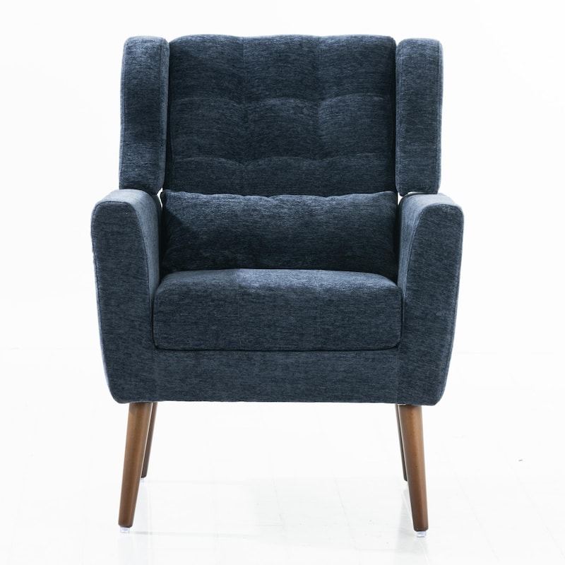 Modern Accent Chair Upholstered Foam Filled Living Room Chairs Comfy Reading Chair