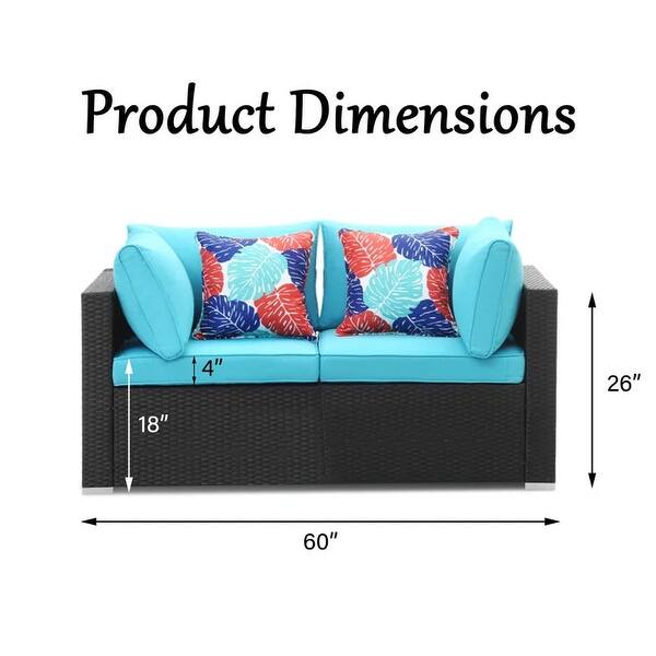 Zenova 12piece Outdoor Patio Rattan Sofa Sectional Set Bed Bath & Beyond 33151493