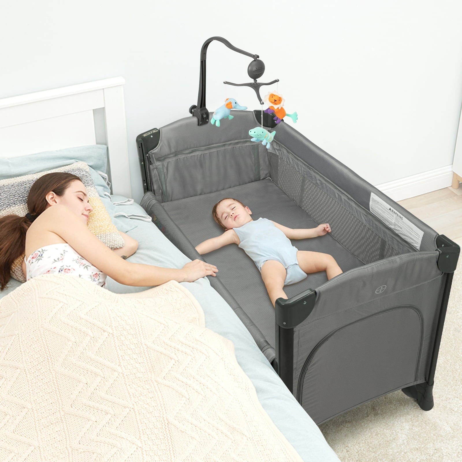 Folding top co sleeper
