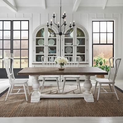 River Place Riverstone Trestle Table Set