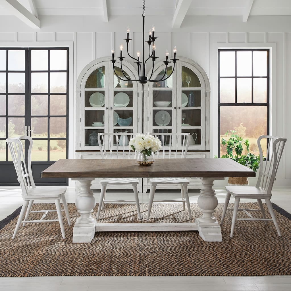 River Place Riverstone Trestle Table Set