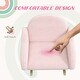 preview thumbnail 3 of 7, Kids Rocking Chair, Cloud Shaped Children Rocker Armchair for Nursery Playroom, with Solid Wood Legs, Anti-Tipping Design