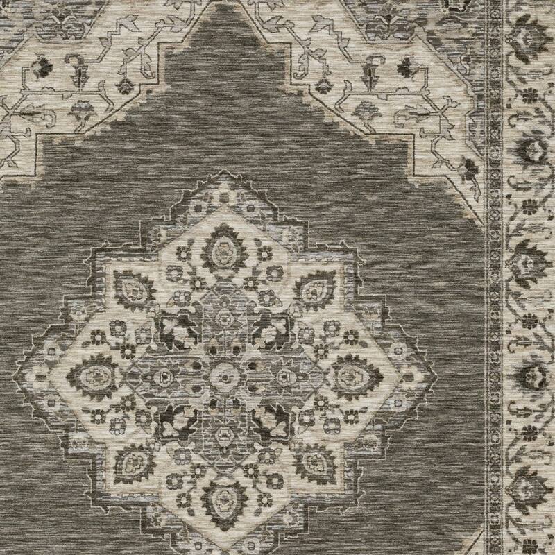 HomeRootsMedallion Traditional Rectangle Area Rug