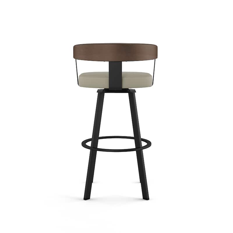 Amisco Lars Swivel Counter and Bar Stool