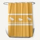preview thumbnail 7 of 13, 71 x 74-inch Birdwalk Animal Print Shower Curtain Yellow