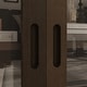 preview thumbnail 26 of 29, Vintage TV Cabinet Buffet Cabinet Entertainment Center Gray Brown