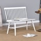 preview thumbnail 18 of 22, Entryway 40"L Solid Wood Dining Bench with Spindle Back