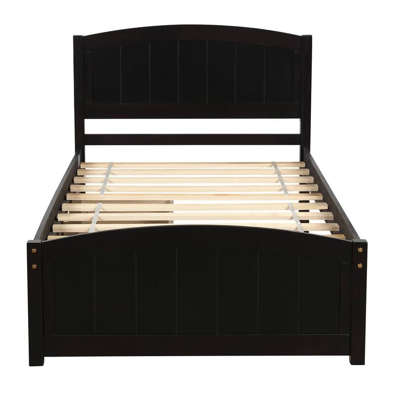 Twin size Platform Bed with Two Drawers
