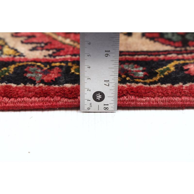 ECARPETGALLERY Hand-knotted Konya Anatolian Red Wool Rug - 3'7 x 11'0