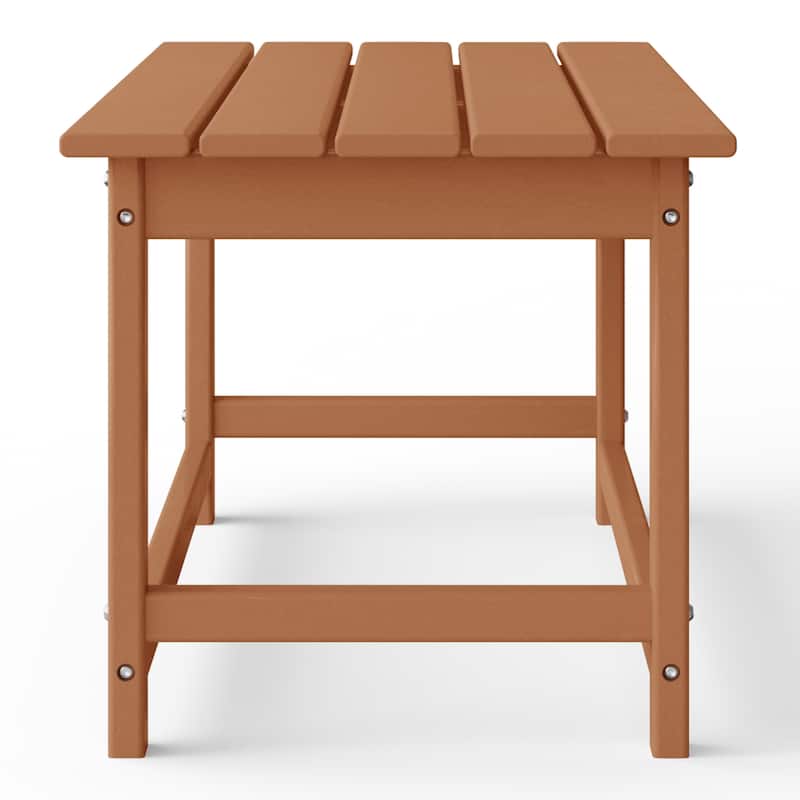 Laguna Hdpe All Weather Outdoor Patio Rectangular Coffee Table