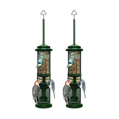 Squirrel Buster Nut Feeder Squirrel-Proof Bird Feeder (Two Meshes)