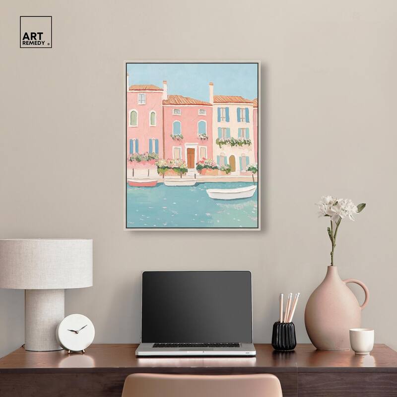 Adrift in Venice Canvas by Art Remedy
