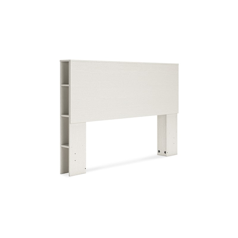 Signature Design by Ashley Aprilyn White Bookcase Headboard - Queen