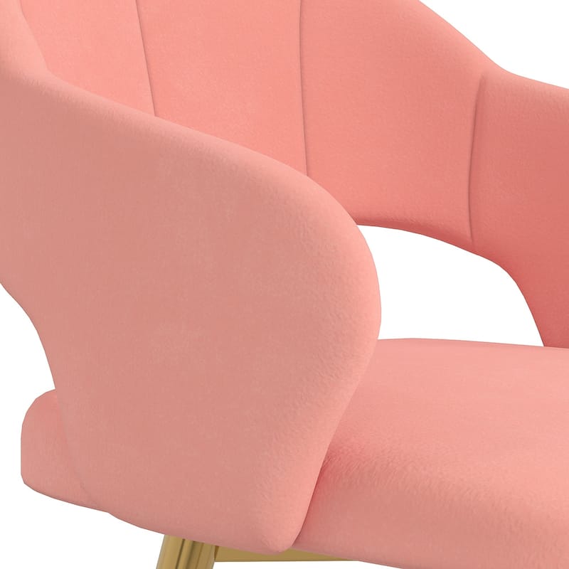 VECELO Modern Upholstered Dining Chairs Set of 6 Velvet Kitchen Chairs for Dining Room