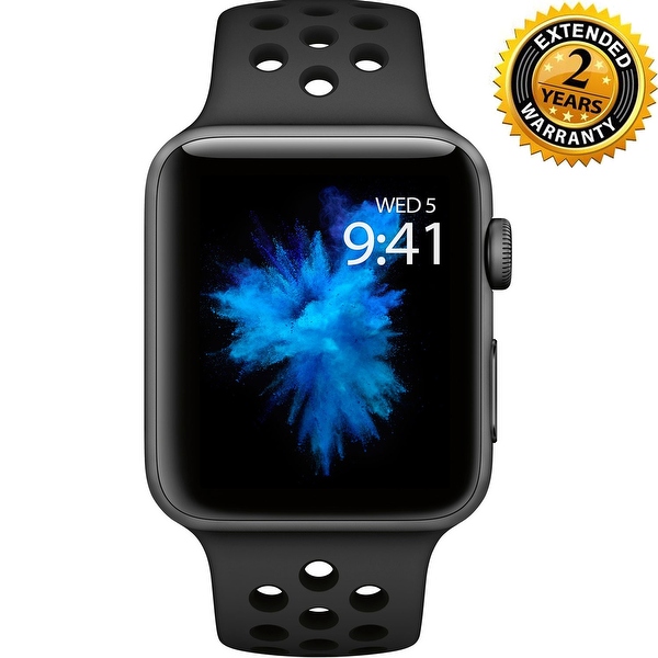 Shop Apple Watch Nike+ Series 3 38mm Smartwatch (GPS Only, Space Gray Aluminum Case, Anthracite