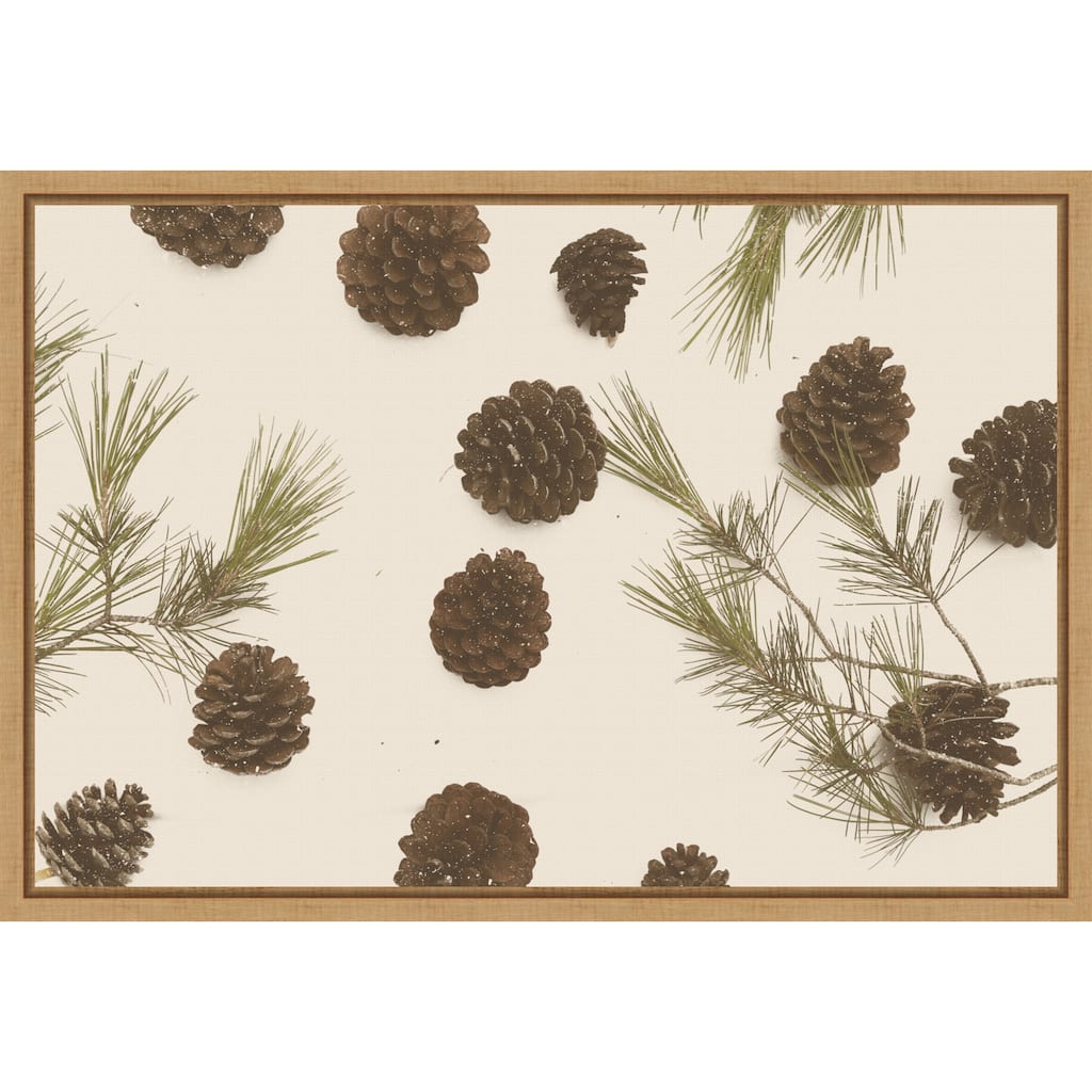 Merry Christmas My Dear by Florent Bodart (23 x 16 in.), Framed Canvas Wall Art Print