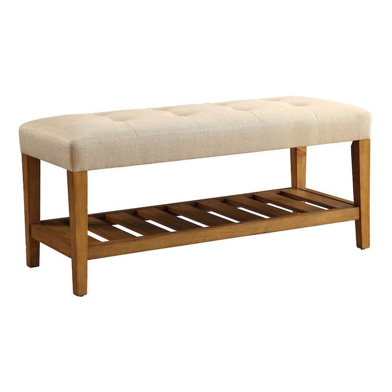 Kahan Kahan Tufted Padded Seat Bench