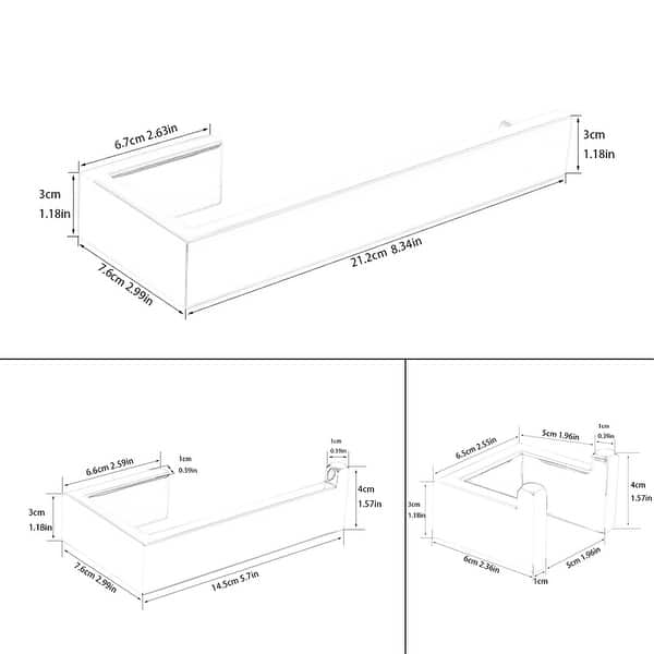 Stainless Steel Bath Hardware Set SUS304 Overstock 34492454