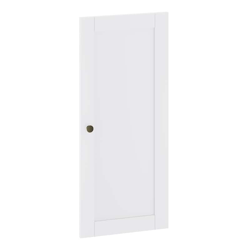 Palace Imports 100% Solid Wood Modular Shaker Door for Pantries, Sideboards, Bookcases, Bathroom Cabinets - White