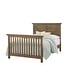 preview thumbnail 4 of 3, Westfield 50" Wide Traditional 4-in-1 Convertible Crib, Harvest Brown