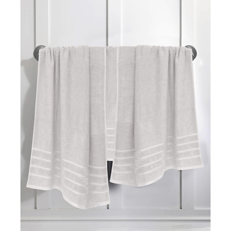 Feather and Stitch NY 650 GSM Premium Cotton 6 Piece Towel Set Super Absorbent Quick Dry Spa Quality
