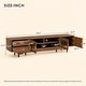 preview thumbnail 8 of 6, 78.7 Inch TV Stand for 85 Inch TV, Modern Entertainment Center with Fluted Glass Doors, 2 Drawers Storage