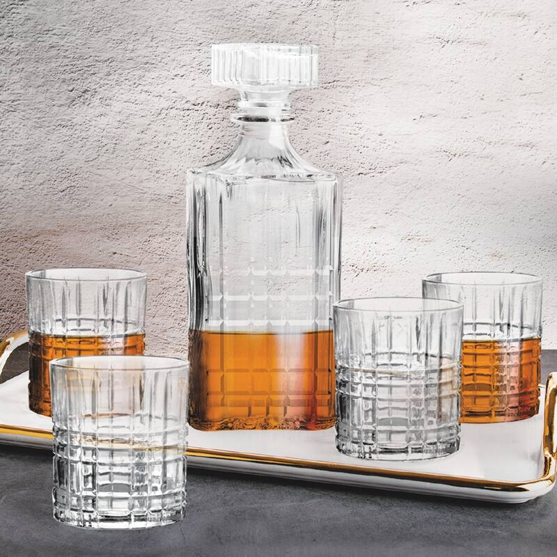 Lexington Whiskey Set - Set of 7 - 11"W x 21"D x 10"H