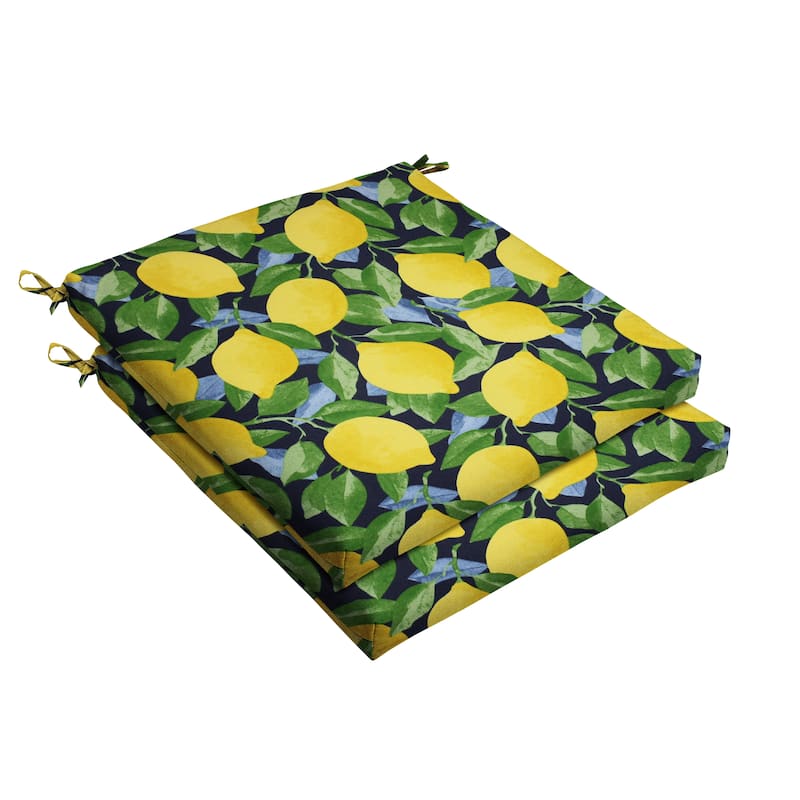 Yellow Lemons Indoor/ Outdoor Cushion - 19 in x 19 in