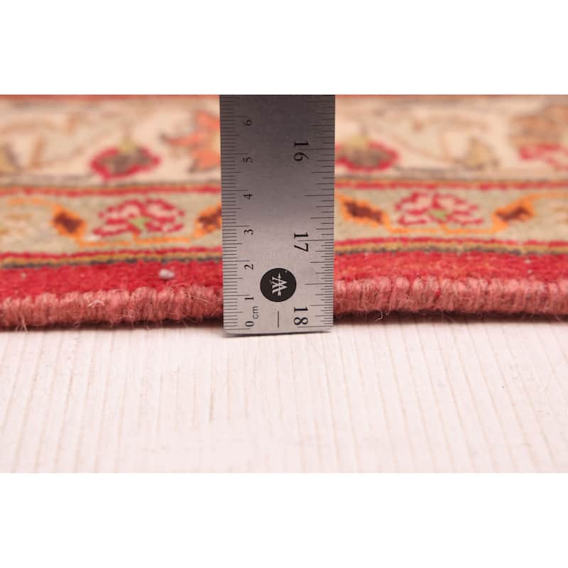 ECARPETGALLERY Hand-knotted Antalya Vintage Red Wool Rug - 9'7 x 12'4