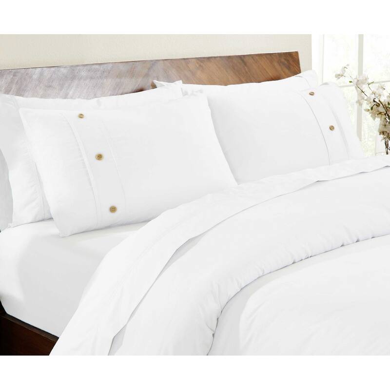 Superior Gina Organic Cotton Percale Duvet Cover Set