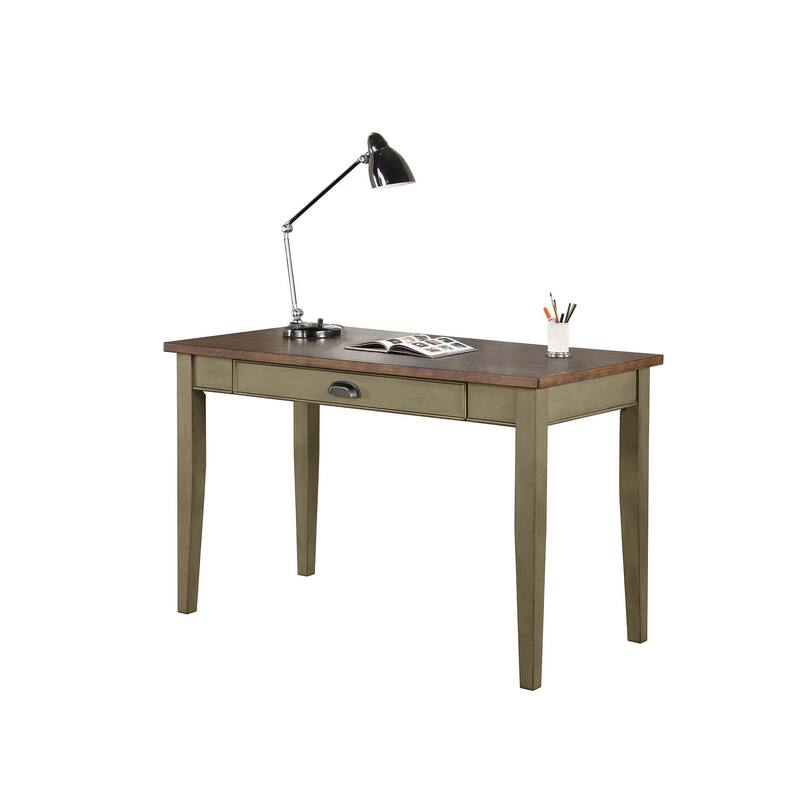 Farmhouse Wood Writing Desk, Writing Table, Office Desk, Blue