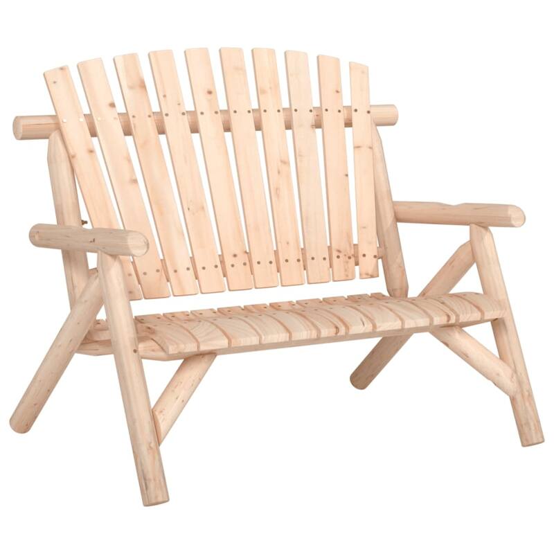 vidaXL Patio Furniture Set Outdoor Patio Lounge Set Chair Solid Wood Spruce