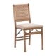 preview thumbnail 9 of 11, Joslyn Natural Woven Back Folding Dining Chair (Set of 2)