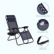 preview thumbnail 34 of 34, Bonosuki Patio Zero Gravity Chair Foldable Recliner Lounge Chair