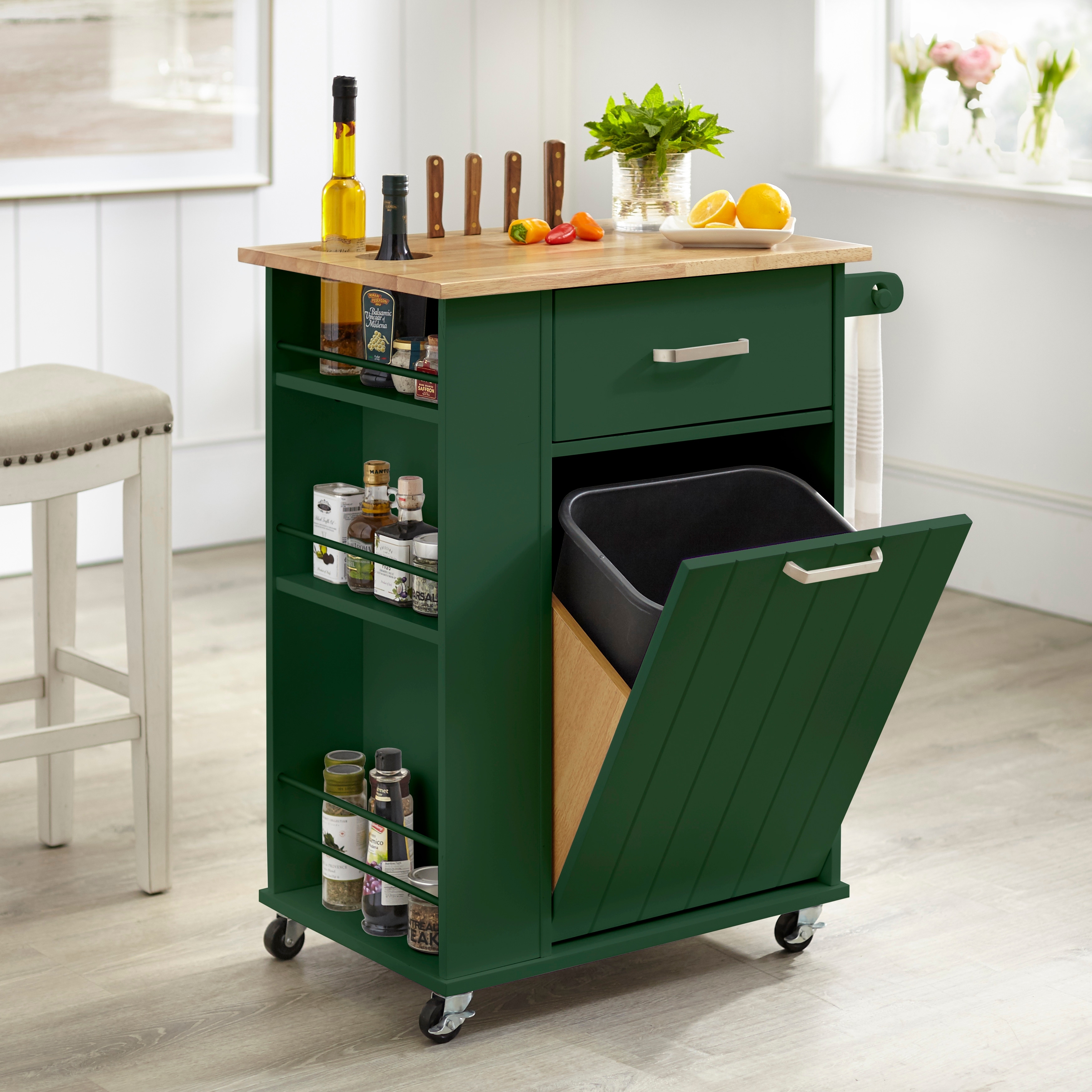 Simple Living Lima Rolling Kitchen Cart - On Sale - Bed Bath & Beyond -  27168363