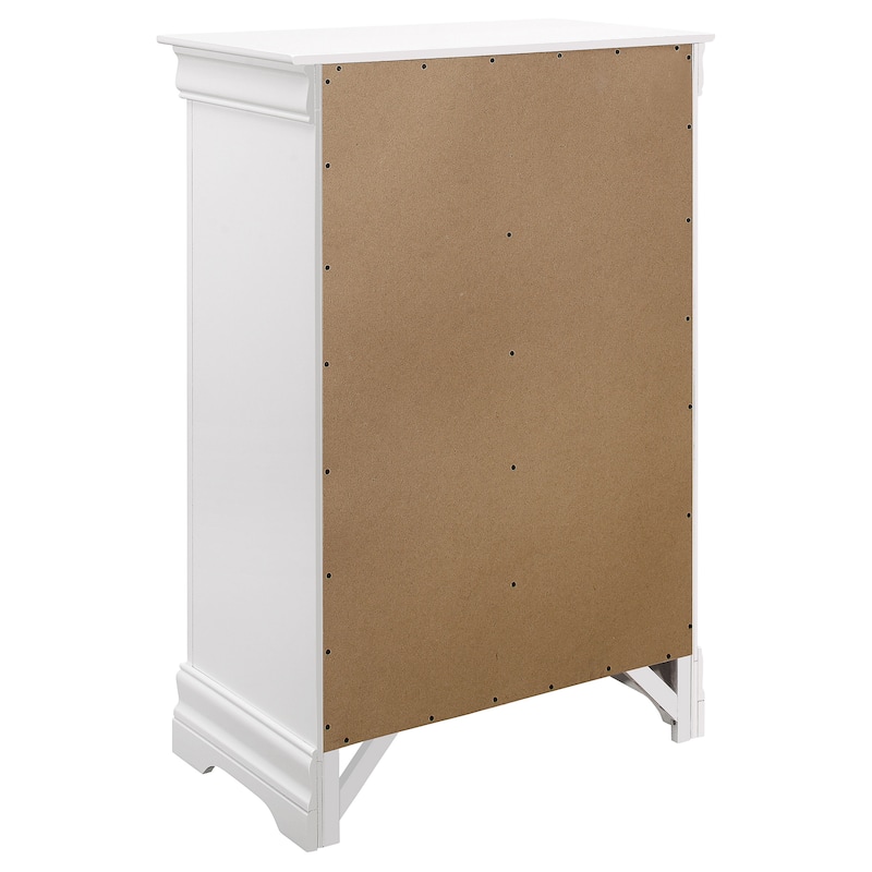 Louis Philippe Wood 5-drawer Bedroom Chest
