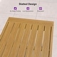 preview thumbnail 6 of 9, PURPLE LEAF 4-Piece Wicker Outdoor Patio Furniture Set Aluminum Rattan Sofa