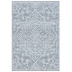 preview thumbnail 10 of 8, SAFAVIEH Handmade Micro-Loop Zakira Medallion Wool Rug 4' x 6' - Grey/Ivory - Rectangle