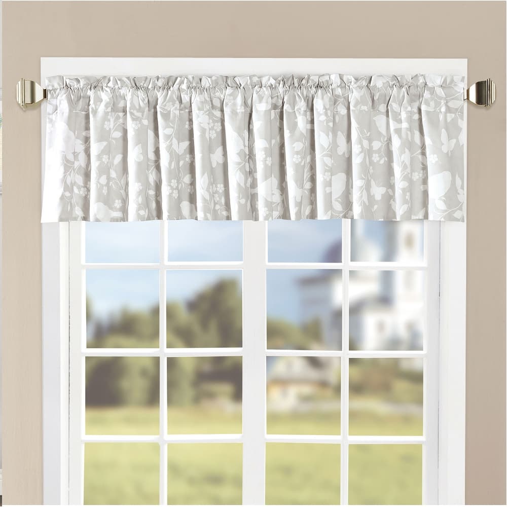 Serenta Printed Bird Song Valance - 60" x 18" - 60" x 18"