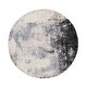 preview thumbnail 39 of 47, Noori Rug Lagoon Alice Distressed Abstract Modern Area Rug 4'5" x 4'5" - Charcoal/Black