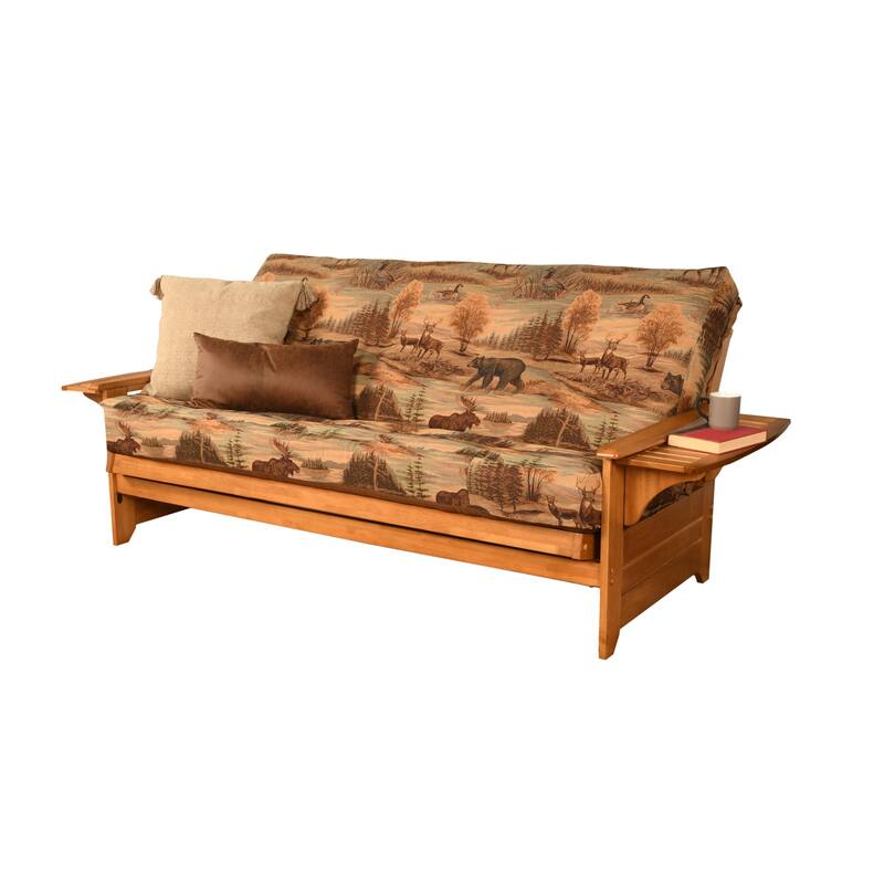 Somette Phoenix Butternut Futon Set with Mattress