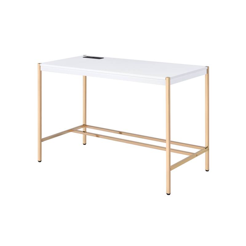 Modern and Practical Writing Desk with USB Port for Efficient Work