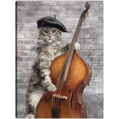 Jazz Cats III By Studio Arts Canvas Art Print