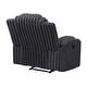 preview thumbnail 10 of 35, Brynda Corduroy 3-Piece Manual Double Reclining Sofa Sets