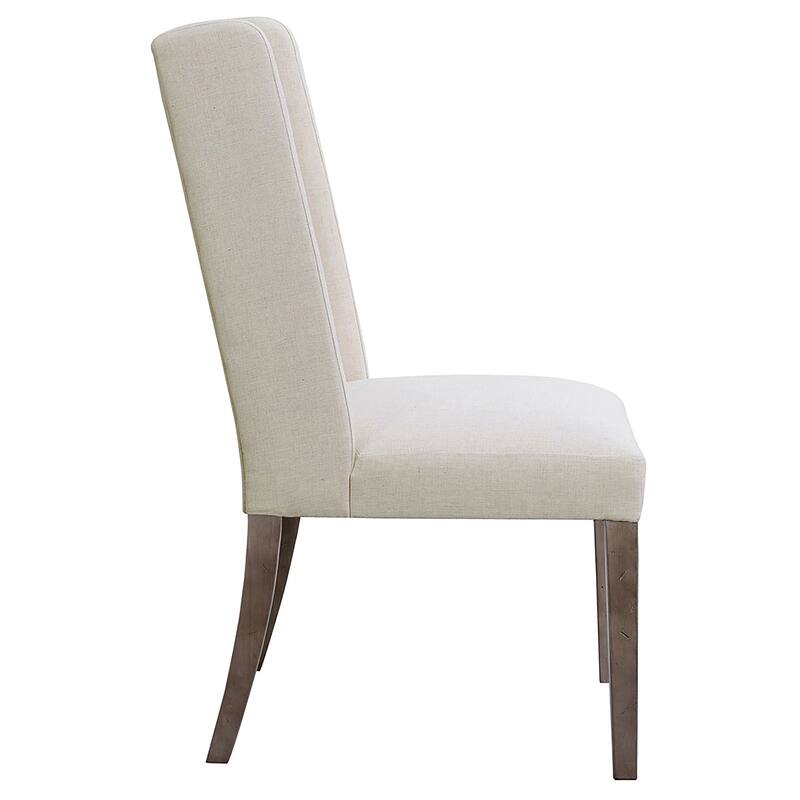 Bexley Beige Fabric Upholstered Dining Side Chair (Set of 2)
