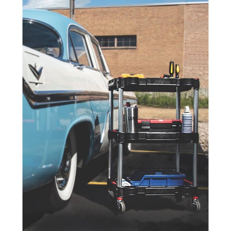 Luxor Mechanic's Three-Shelf Cart