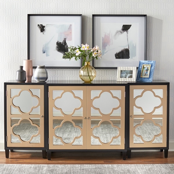 Lifestorey Broadway 3-piece Mirrored Cabinet Set. Opens flyout.