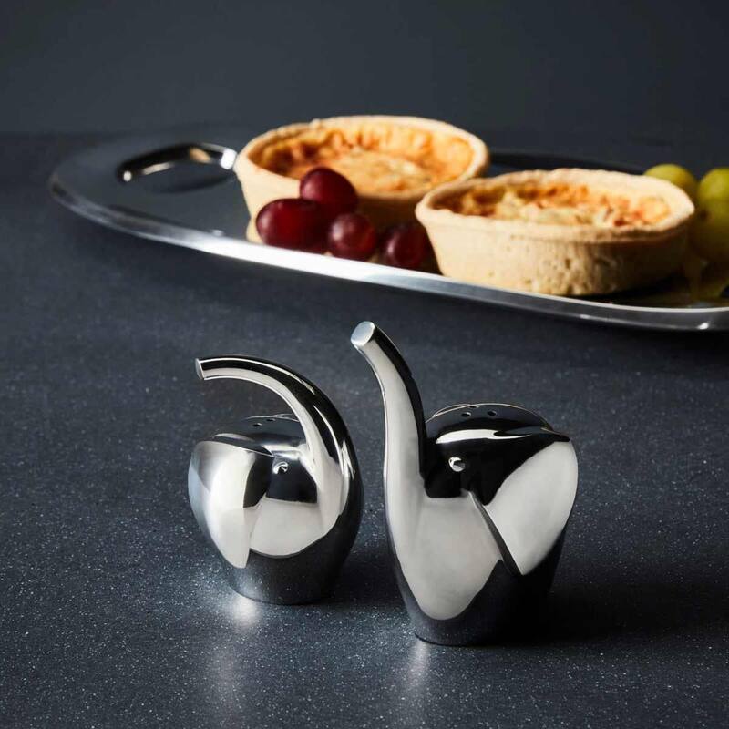 Nambe Savanna Salt and Pepper Shakers